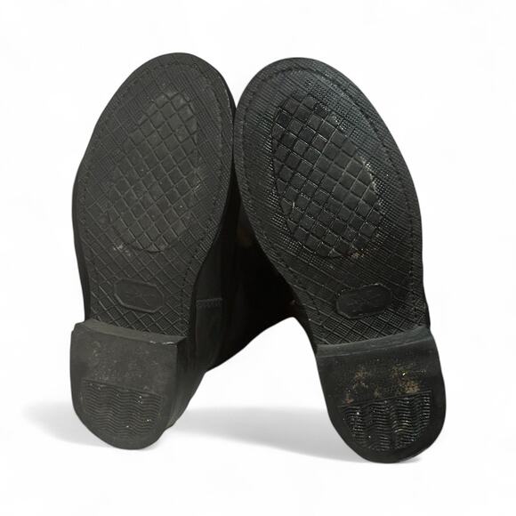 X-Element Engineer Riding Motorcycle Womens Leather Black Harness Boots Size 9 - Picture 6 of 10